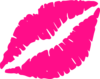 Hot Pink Lips Clip Art