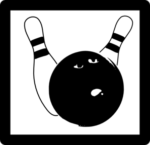 Bowling Icon Clip Art
