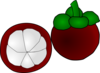 Mangosteen Thai Fruit Clip Art