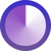 Purple Pending Icon Clip Art