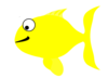 Bubbling Cartoon Fish Clip Art at Clker.com - vector clip art online ...