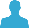 Turquoise Anonymous Man Clip Art