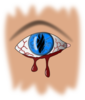 Bleeding Eye Clip Art