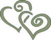 Heart Green Wedding Clip Art