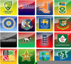 Cricket Team Flags Image