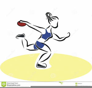 Discus Throw Clipart Image