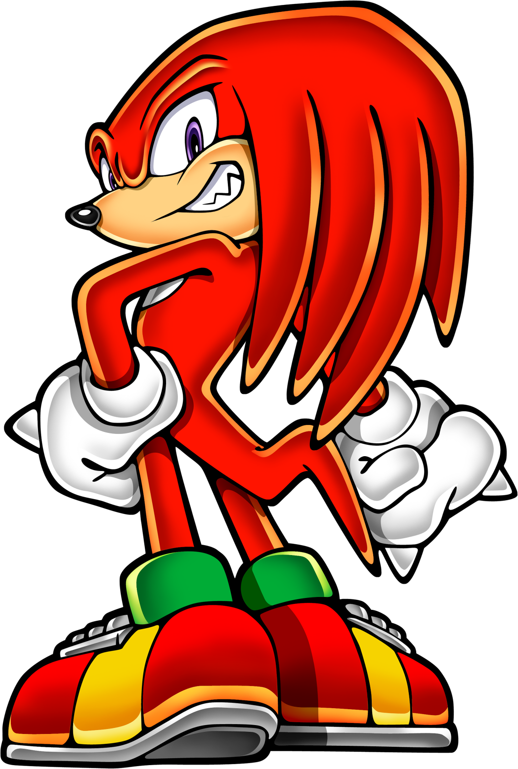 Svg Royalty Free Library Knuckles Transparent Sonic Sonic Forces - Vrogue