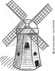 Dutch Windmill Clipart Free Image