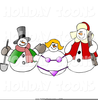 Snowman Bikini Clipart Image