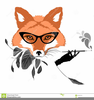 Fox Head Clipart Image