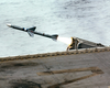 Uss Essex (lhd 2) Launches One Of The Ship S Sea Sparrow Rim-7 Surface-to-air Missiles During A Training Exercise. Image