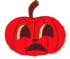 Halloween Faces For Pumpkins Red Clip Art