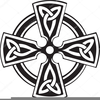 Celtic Cross Round Clipart Image
