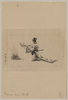 [man Wearing A Sokutai, A Long Ceremonial Robe, Offering Branches To A Fire] Image