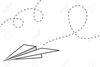 Flight Path Clipart Image