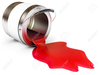 Spilled Paint Clipart Image
