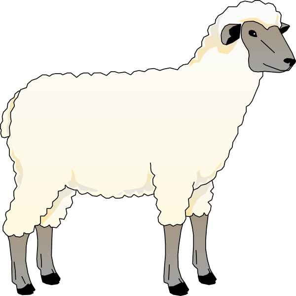 Download Wooly Sheep Clip Art at Clker.com - vector clip art online, royalty free & public domain