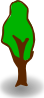 Rpg Map Symbols Tree 3 Clip Art