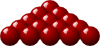 Stellaris Red Snooker Balls Clip Art