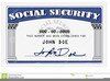 Social Security Card Clipart Image