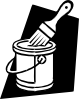 Paint And Brush Clip Art