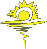 A Sanyal Sunrise Clip Art