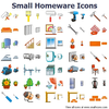 Small Homeware Icons Image