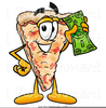 Free Clipart Of A Slice Of Pizza Image