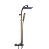 Wall Mount Antique Brass Finish Shower Faucet Set--faucetsuperdeal.com Image