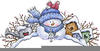Winter Driving Clipart Free Image