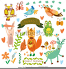 Woodland Animals Clipart Free Image