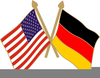 Clipart German American Flags Image