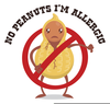 No Peanuts Clipart Image