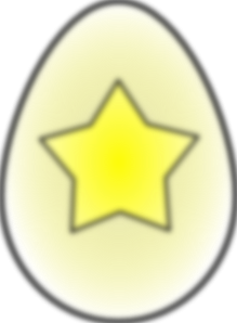 Easter Egg Star Clip Art