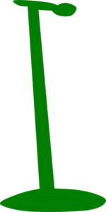 Green Microphone Clip Art