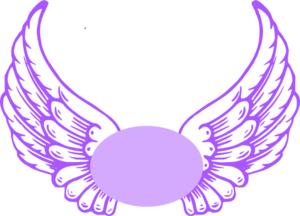 Purple Hot And Light Guardian Angel Wings Clip Art