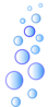 More N More Blue Bubbles  Clip Art