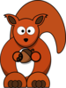 Red Squirrel Clip Art