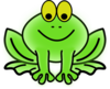 Bug-eyed Frog Clip Art