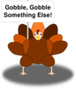 Gobble Turkey Clip Art