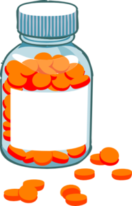 Blank Pill Bottle Rad Clip Art at Clker.com - vector clip art online