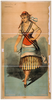 [chorus Girl In Striped Skirt And Striped Socks] Image
