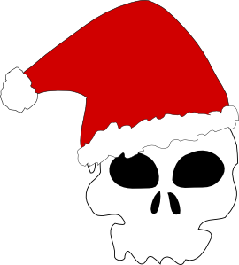 Santa Skull Clip Art