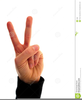 Clipart Two Fingers Image