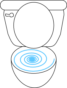 Swirly Toilet Clip Art