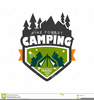 Funny Camping Clipart Image