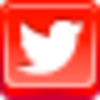 Free Red Button Icons Twitter Bird Image