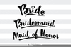 Bride And Bridesmaid Clipart Image