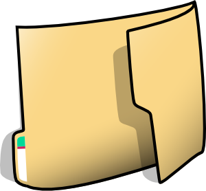 Fancy Folder 1 Clip Art