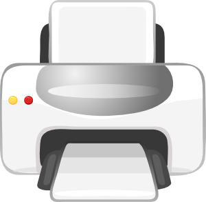 Inkjet Printer Clip Art